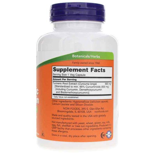 Turmeric Curcumin, NOW